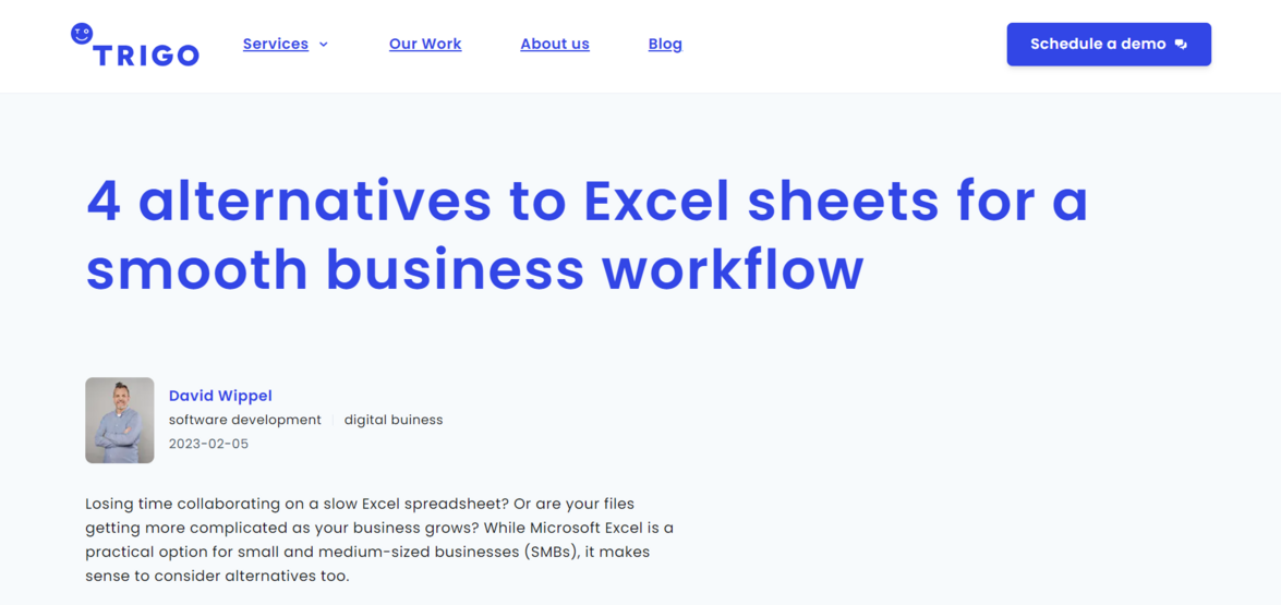 4 alternatives to Excel sheets for a smooth business workflow
